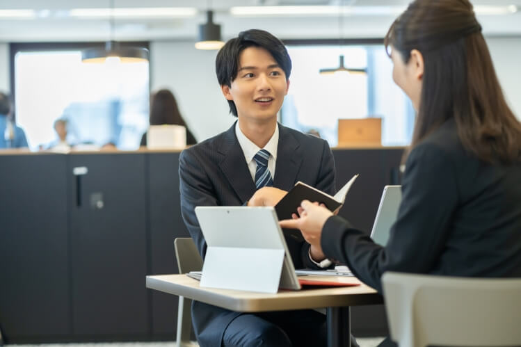 仕事中の様子